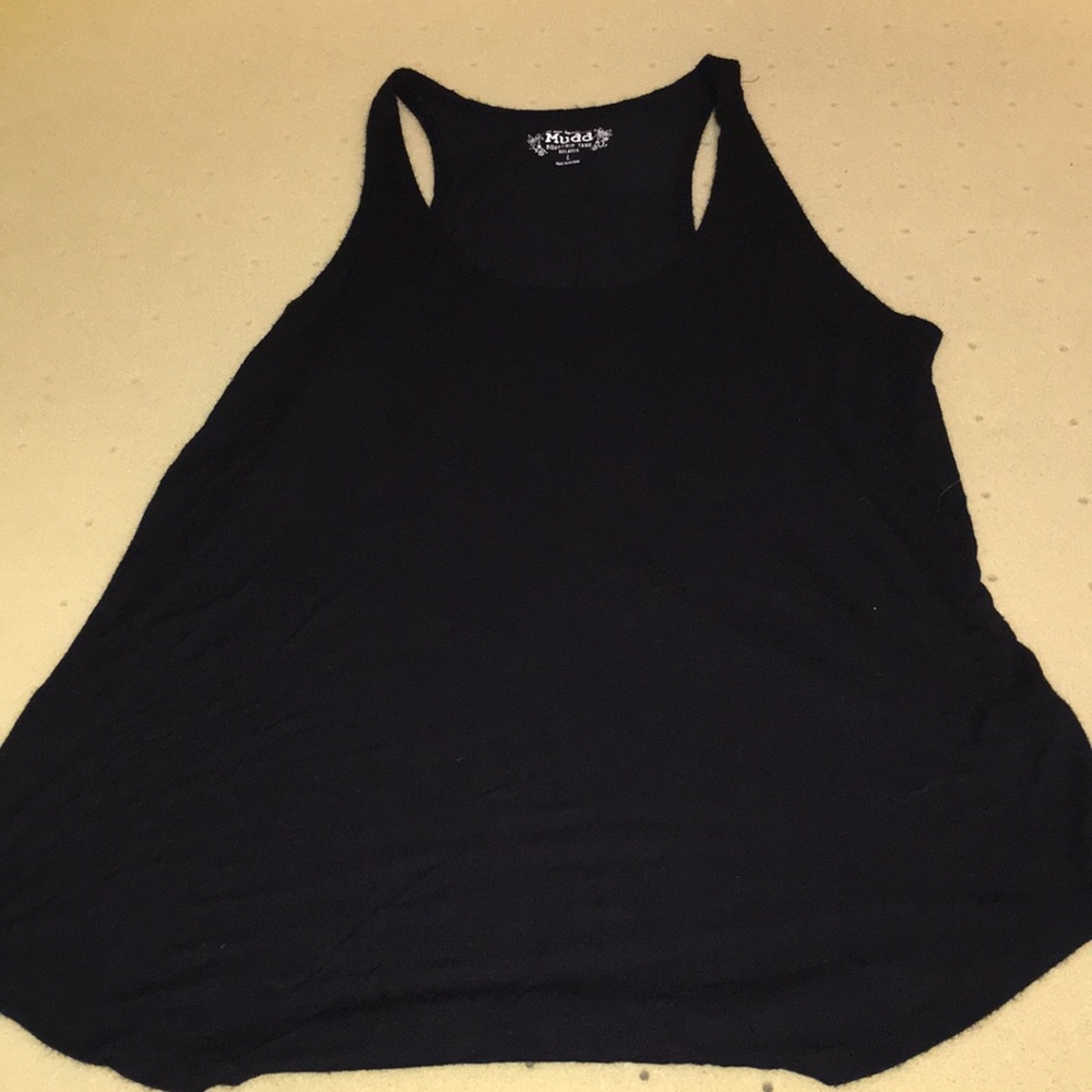 Mudd black Razorback tank top